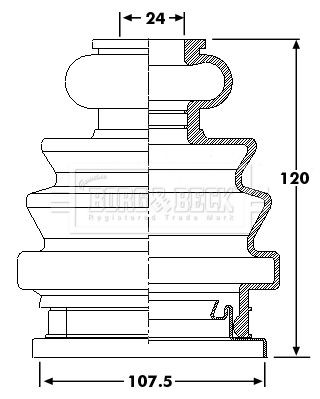 Borg beck bcb6204 drive - borg,