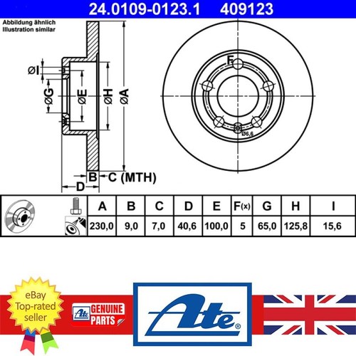 Brake disc for audi - brake, a3